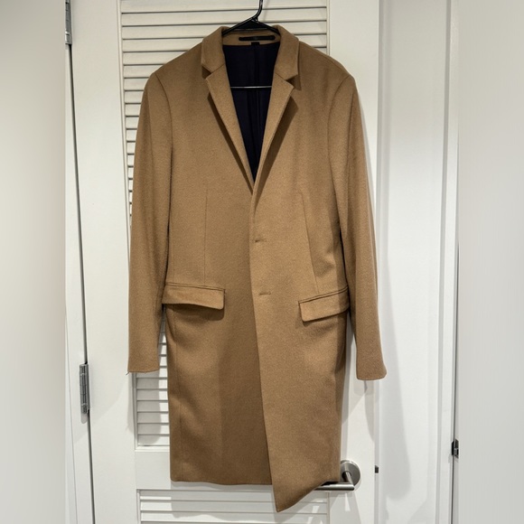 Allsaints Birdstow Tan Overcoat - Small/36 - Picture 1 of 2